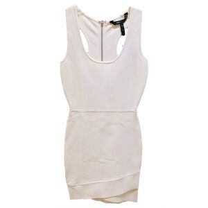 BCBG MaxAzria Gisela White Sleeveless Bodycon Dress XS NWT NEW!